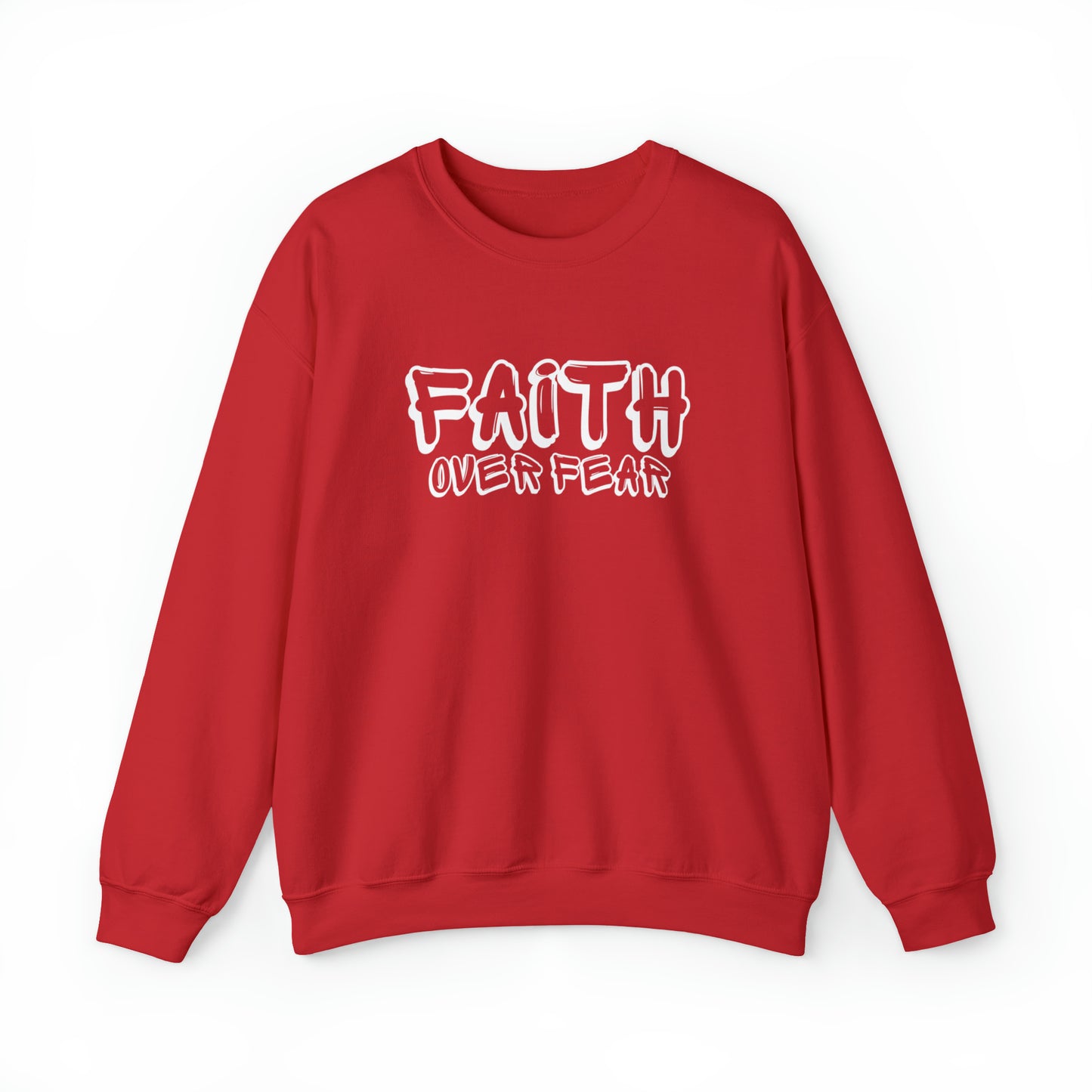 Faith Over Fear Unisex Crewneck Sweatshirt