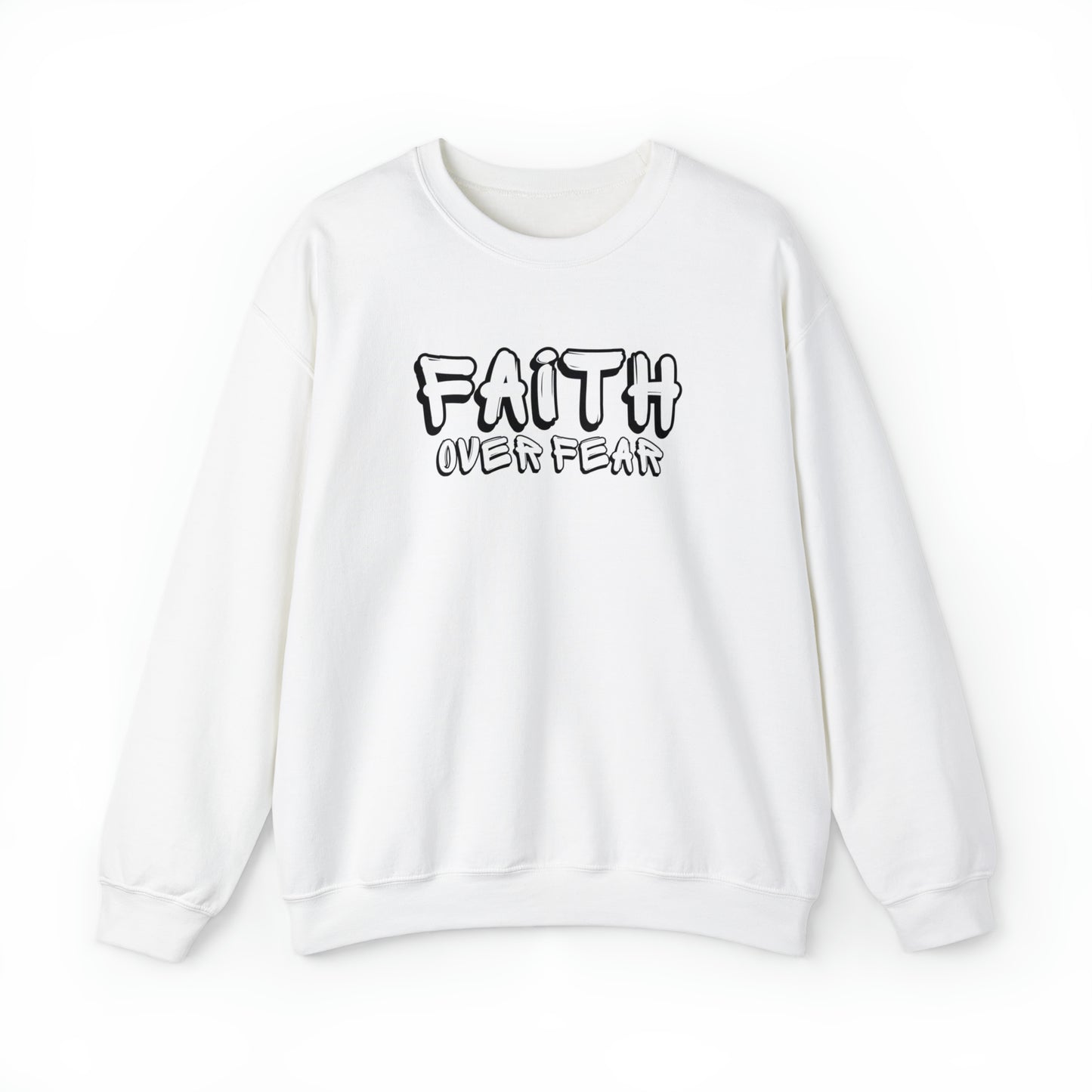 Faith Over Fear Unisex Crewneck Sweatshirt