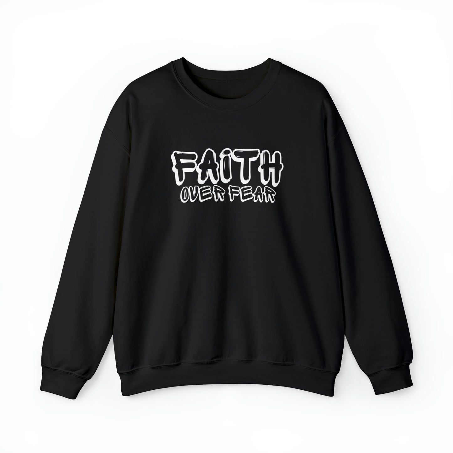 Faith Over Fear Unisex Crewneck Sweatshirt