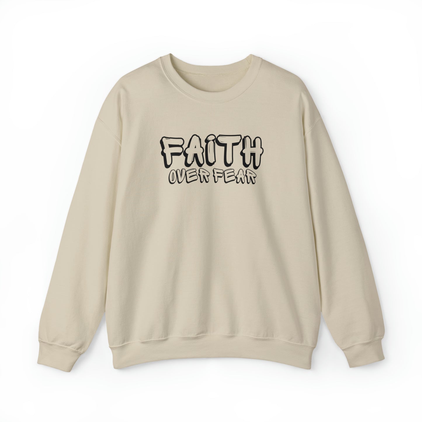 Faith Over Fear Unisex Crewneck Sweatshirt