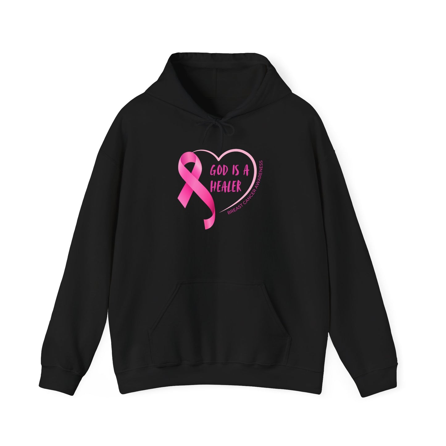 God is a Healer Heart Hoodie