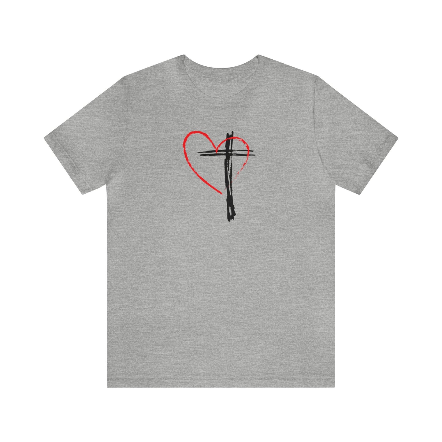 Heart & Cross Unisex Tee