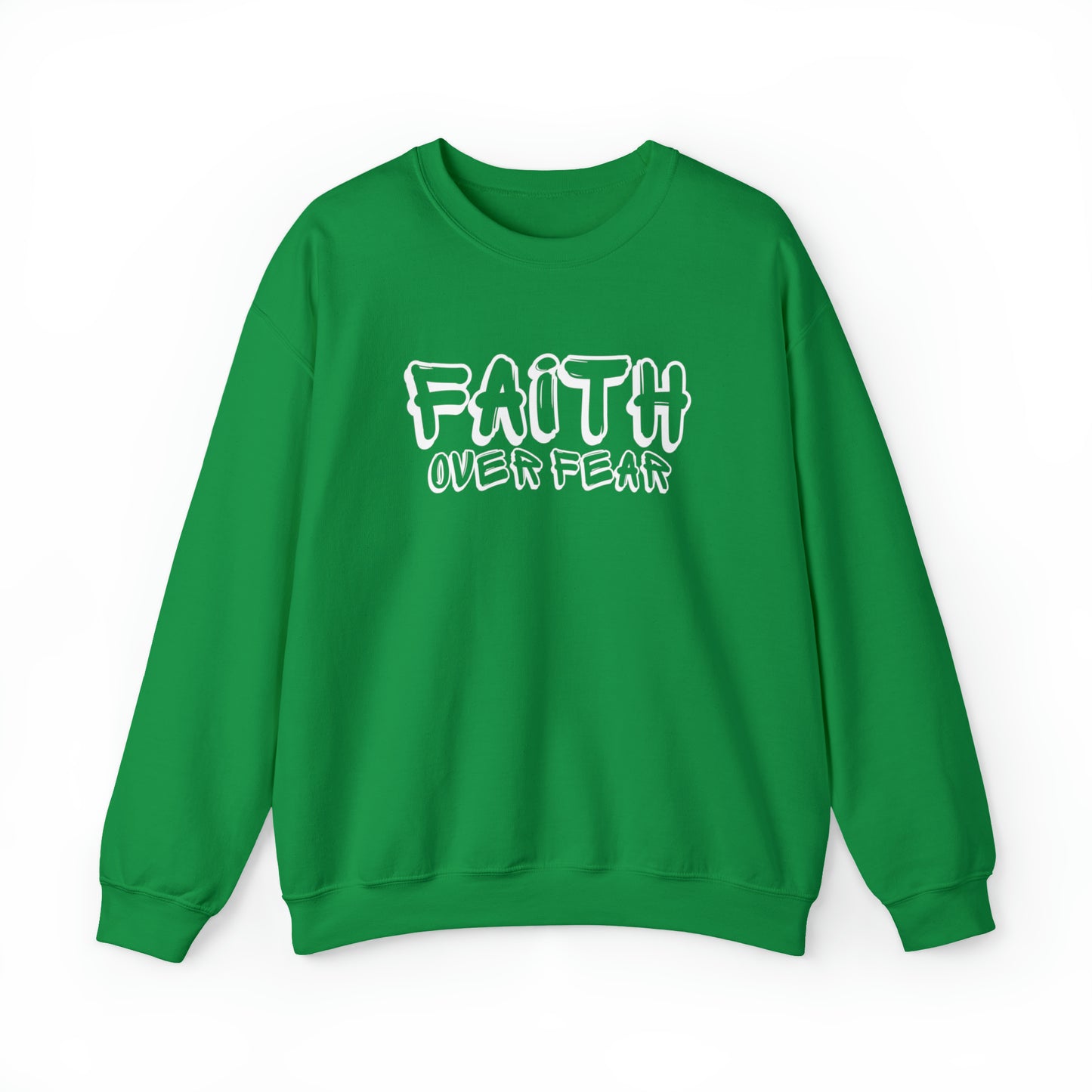 Faith Over Fear Unisex Crewneck Sweatshirt