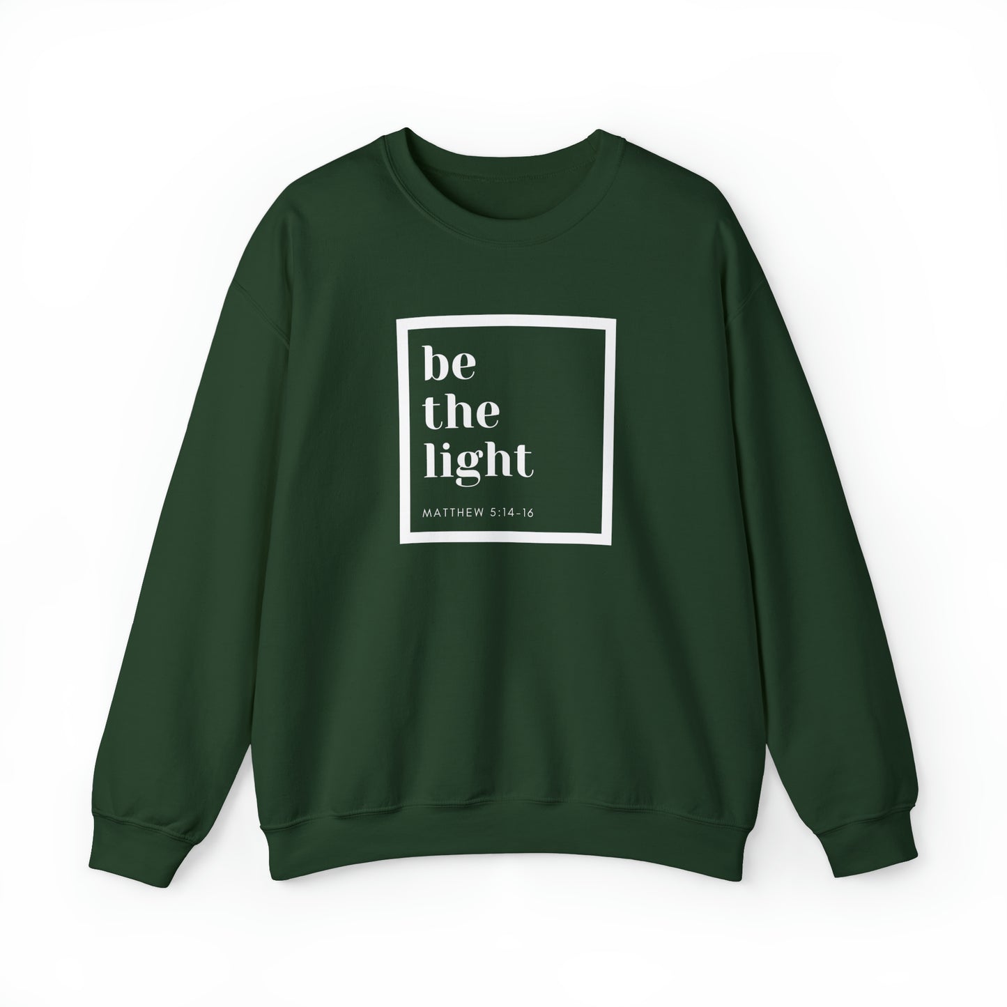 Be The Light Unisex Crewneck Sweatshirt