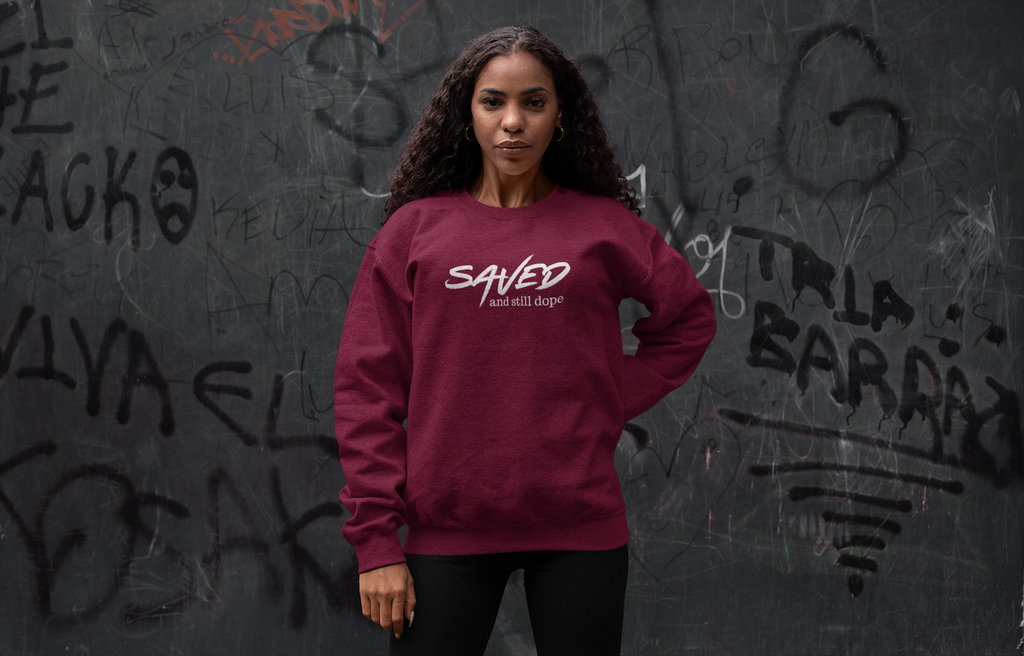 Saved and Still Dope Unisex Crew Sweatshirt