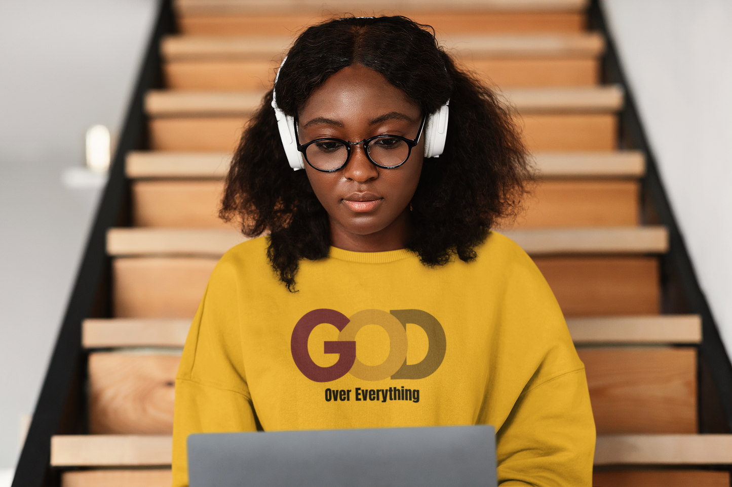 God Over Everything Unisex Crewneck Sweatshirt