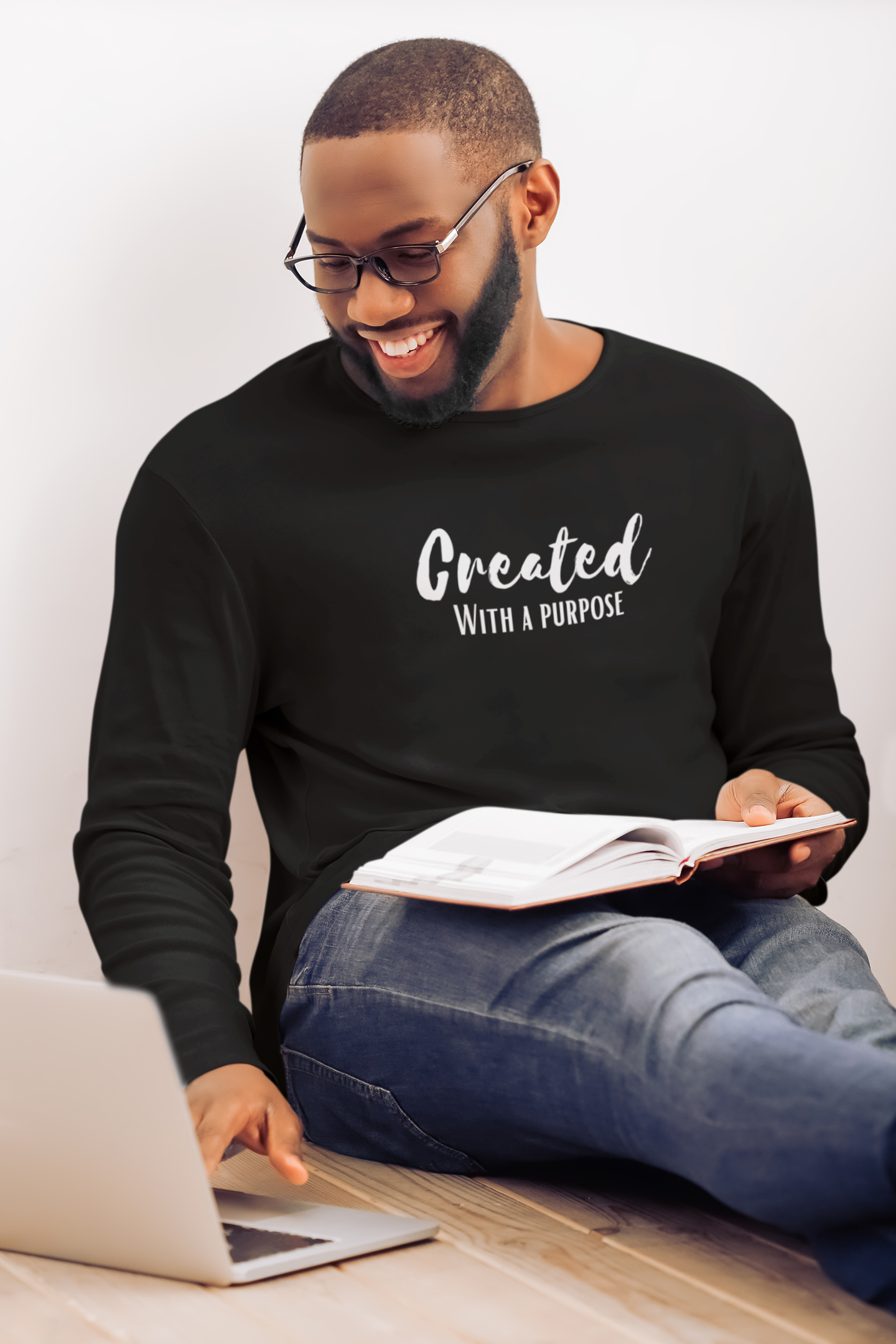 Created with a Purpose Unisex Long Sleeve Tee