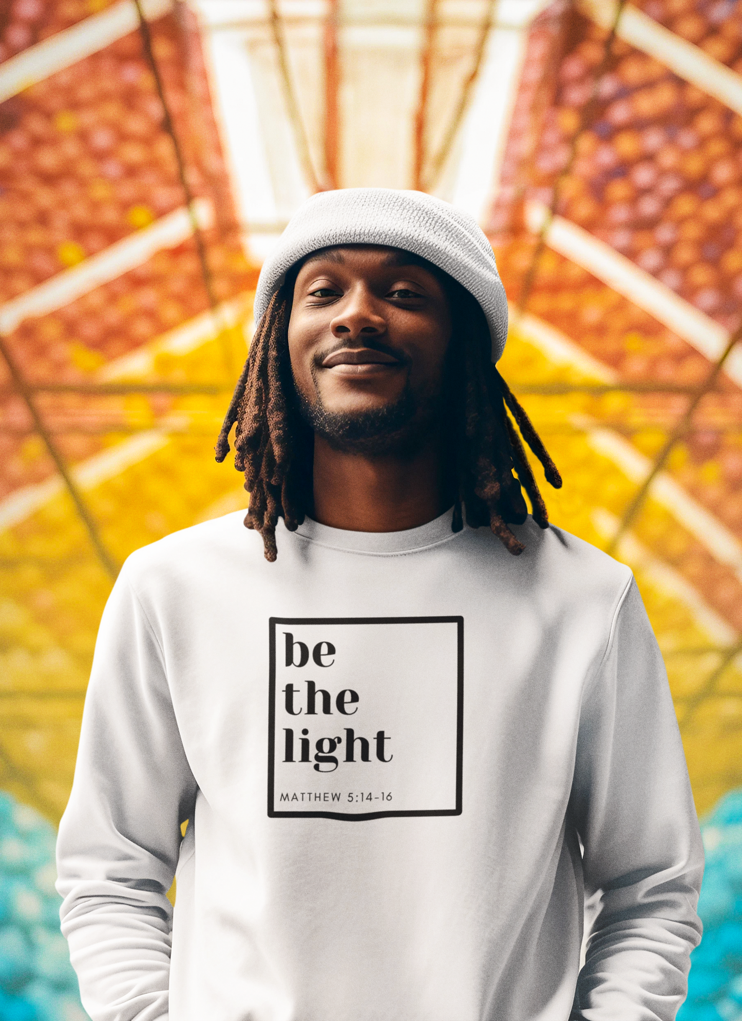 Be The Light Unisex Crewneck Sweatshirt