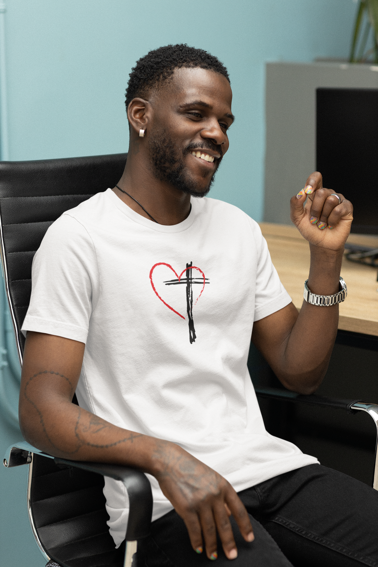 Heart & Cross Unisex Tee